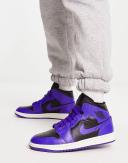 Air Jordan 1 Mid Women's Shoes - Black