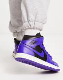 Air Jordan 1 Mid Women's Shoes - Black