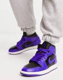 Air Jordan 1 Mid Women's Shoes - Black