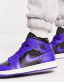 Air Jordan 1 Mid Women's Shoes - Black