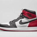 Air Jordan 1 Retro High OG 'Black Toe' Shoes - Size 13