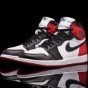 Air Jordan 1 Retro High OG 'Black Toe' Shoes - Size 13