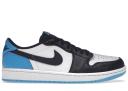 Air Jordan 1 Retro Low OG 'UNC' Sneakers | White | Men's Size 4