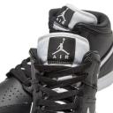 Air Jordan 1 Retro Mid 'Black White' Sneaker | Men's Size 7