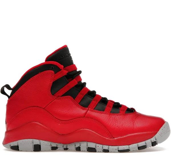Air Jordan 10 Retro 30th BG 'Bulls Over Broadway' Shoes - Size 5Y