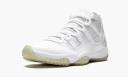 Air Jordan 11 Retro Anniversary Shoes - Size 8.5 - White/Metallic Silver