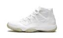 Air Jordan 11 Retro Anniversary Shoes - Size 8.5 - White/Metallic Silver