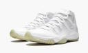 Air Jordan 11 Retro Anniversary Shoes - Size 8.5 - White/Metallic Silver