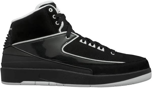 Air Jordan 2 Retro QF 'Black White' Mens Sneakers - Size 8.0