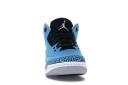 Air Jordan 3 Retro BG 4.5Y Shoes Dark Powder Blue / White 398614 406