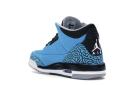 Air Jordan 3 Retro BG 4.5Y Shoes Dark Powder Blue / White 398614 406
