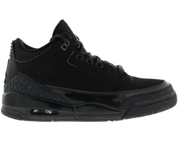 Air Jordan 3 Retro 'Black Cat' Mens Sneakers - Size 8.5