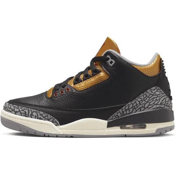 Air Jordan 3 Retro 'Black Gold' Sneakers | Women's Size 5.5