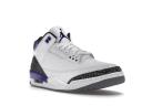 Air Jordan 3 Retro 'Dark Iris' Sneakers | White | Men's Size 15