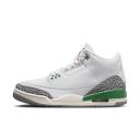 Air Jordan 3 Retro 'Lucky Green' Sneakers | White | Women's Size 9.5