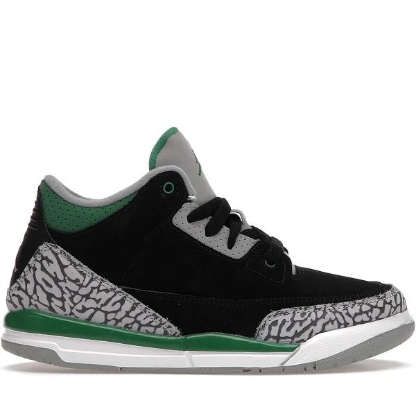 Air Jordan 3 Retro PS 'Pine Green' Youth Sneakers - Size 12.5