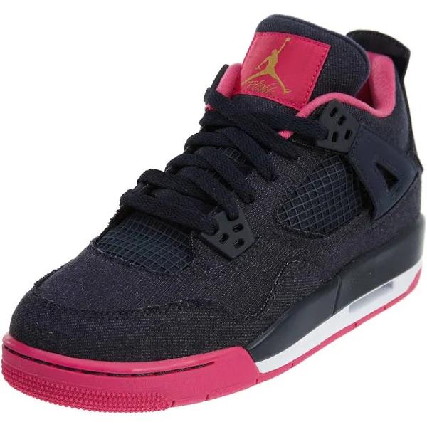 Air Jordan 4 Retro GG 'Denim' Sneakers | Blue | Kid's Size 7