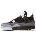 Air Jordan 4 Retro (GS) Black/White 'Fear Pack'