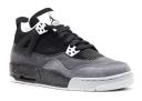 Air Jordan 4 Retro (GS) Black/White 'Fear Pack'