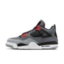 Air Jordan 4 Retro 'Infrared' Sneakers | Grey | Men's Size 14