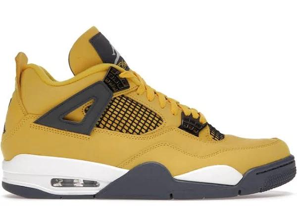 Air Jordan 4 Retro 'Lightning' 2021 Sneakers | Yellow | Men's Size 5.5