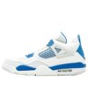 Air Jordan 4 Retro Off White/Military Blue