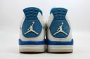 Air Jordan 4 Retro Off White/Military Blue