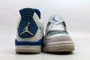 Air Jordan 4 Retro Off White/Military Blue