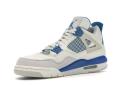 Air Jordan 4 Retro Off White/Military Blue