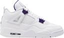Air Jordan 4 Retro 'Purple Metallic' Mens Sneakers - Size 17.0