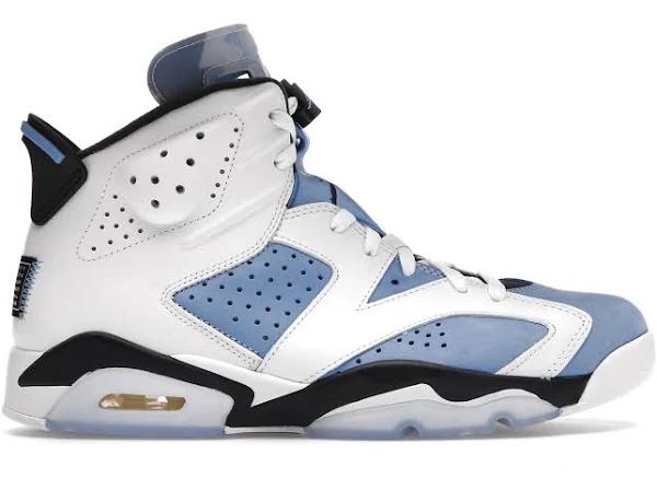 Air Jordan 6 Retro 'UNC Home' Sneakers | Blue | Men's Size 12.5