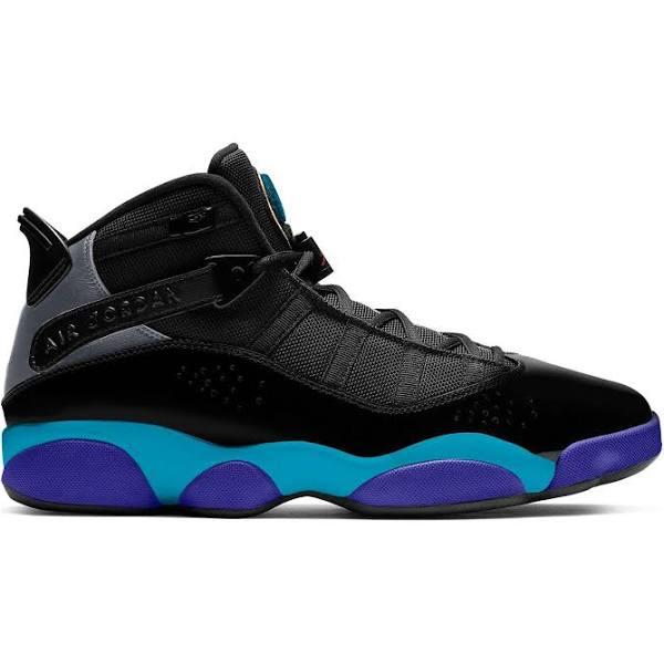 Air Jordan 6 Rings 'Aqua' Sneakers | Black | Men's Size 13
