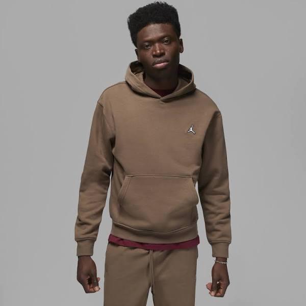 Air Jordan Essential Mens Fleece Pullover Hoodie Palomino/White S