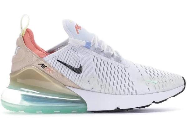 Nike Air Max 270 'White Sanddrift' Sneakers | Men's Size 14