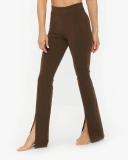 Airbrush High-Waist Flutter Legging in Espresso Brown, Size: Large | Alo Yoga