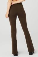 Airbrush High-Waist Flutter Legging in Espresso Brown, Size: Large | Alo Yoga
