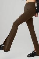 Airbrush High-Waist Flutter Legging in Espresso Brown, Size: Large | Alo Yoga