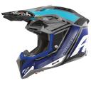 Airoh Aviator 3 League Motocross Helmet, Blue, Size M
