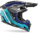 Airoh Aviator 3 League Motocross Helmet, Blue, Size M