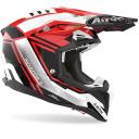 Airoh Aviator 3 League Motocross Helmet, Red, Size XL