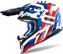 Airoh Aviator 3 Rainbow MX Helmet Blue-Red L