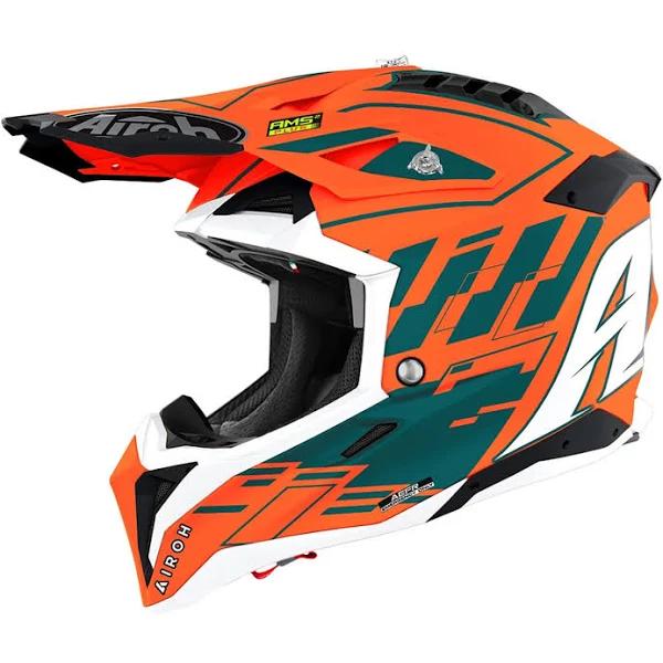 Airoh Aviator 3 Rampage MX Helmet Orange M
