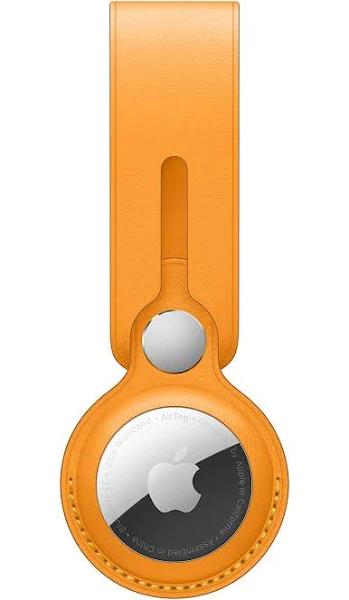 Airtag Leather Loop — California Poppy - Apple MM023FE/A