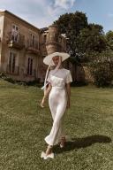 Aisle Satin Midi Dress in White Size 16 by DISSH