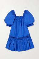 AJE Inspiration Mini Dress in Colour Marine Blue Size 4