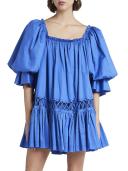 AJE Inspiration Mini Dress in Colour Marine Blue Size 4