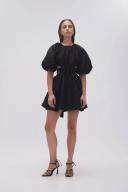 AJE Mimosa Cut Out Mini Dress in Colour Black Size 10
