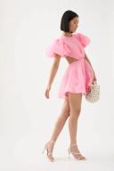 AJE Simplicity Cut Out Mini Dress | Pink | Size 16 | Shopbop