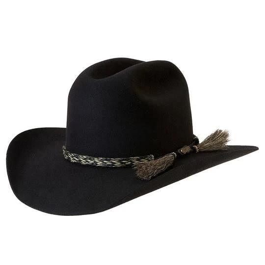 Akubra Rough Rider Hat - 5 Colours, 62 / Black
