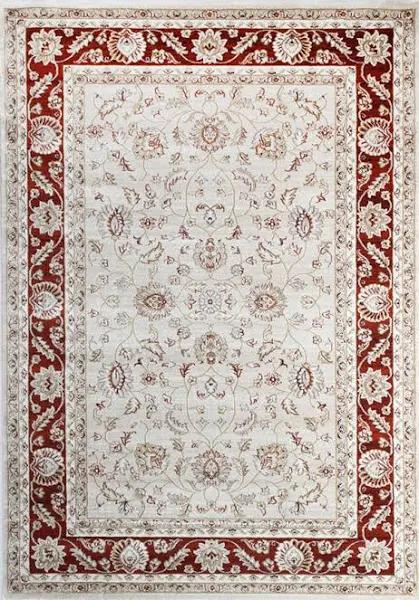 Alanya Cream/Red Rug 160x230cm